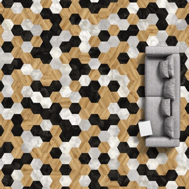 Moduleo Big Hexagon 260-Dryback