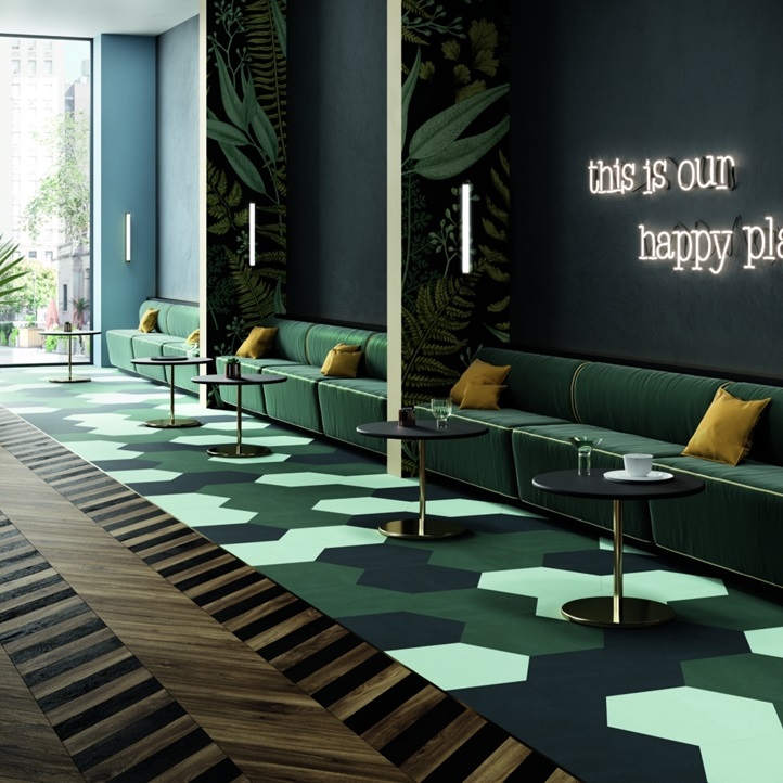 Moduleo Big Hexagon 420-Dryback