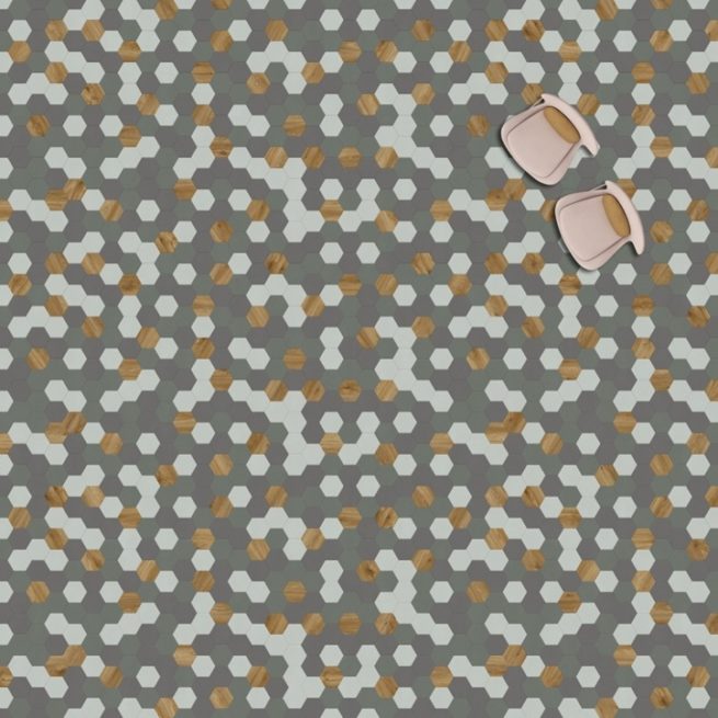 Moduleo Hexagon 349-Dryback