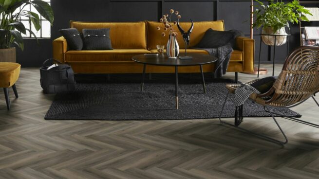Spigato Visgraat Dryback Dark Grey (Avanto) - Afbeelding 2