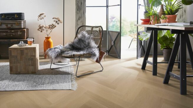 Spigato Estino visgraat Dark Oak Click - Afbeelding 2