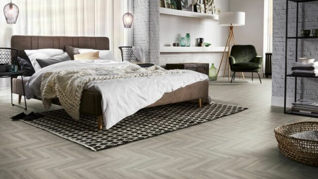 Spigato visgraat Light Grey (Robust) Click - Afbeelding 2