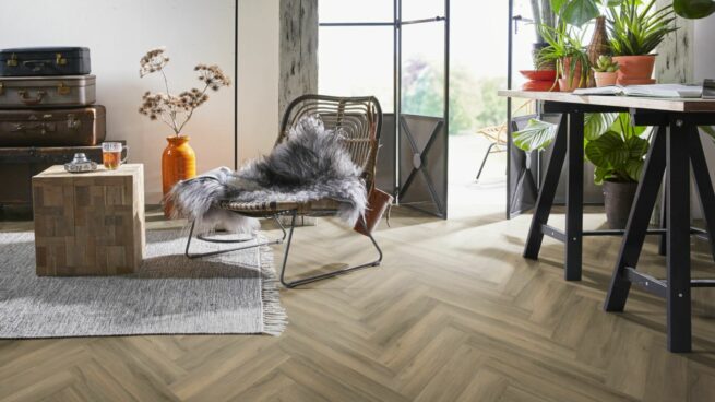 Spigato visgraat Light Brown (Avanto) Click - Afbeelding 2